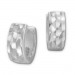 Silberdream SilberDream Creole diamantiert 11mm 925 Sterling Silber Ohrring SDO393J