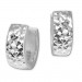 Silberdream SilberDream Creole diamantiert 11mm 925 Sterling Silber Ohrring SDO4276J