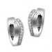 Silberdream SilberDream Creole Doppel-Welle Zirkonia weiß 925 Sterling Silber Damen SDO4322W