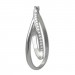 Silberdream SilberDream Creole Double Zirkonia 925 Sterling Silber Damen Ohrringe SDO4451W