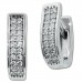 Silberdream SilberDream Creole Double Zirkonia weiß 925 Sterling Silber Damen SDO4408W