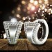 Silberdream SilberDream Creole Dreieck Zirkonia Weiß 925 Sterling Silber Damen SDO4333W
