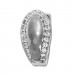 Silberdream SilberDream Creole Elegance Zirkonia Weiß 925 Sterling Silber Damen SDO4357W