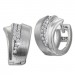 Silberdream SilberDream Creole Fächer Zirkonia weiß 925 Sterling Silber Damen SDO4368W