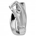 Silberdream SilberDream Creole Fantasie Zirkonia Weiß 925 Sterling Silber Damen SDO4359W