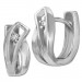 Silberdream SilberDream Creole Fantasie Zirkonia weiß 925 Sterling Silber Damen SDO4359W