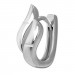 Silberdream SilberDream Creole Flame 925 Sterling Silber Damen Ohrringe SDO4457J