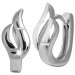 Silberdream SilberDream Creole Flame 925 Sterling Silber Damen Ohrringe SDO4457J