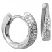 Silberdream SilberDream Creole Glamour 2cm 925 Sterling Silber Damen Ohrringe SDO4438W