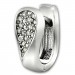 Silberdream SilberDream Creole Glamour Zirkonia Weiß 925 Sterling Silber Damen SDO4327W