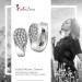 Silberdream SilberDream Creole Glamour Zirkonia Weiß 925 Sterling Silber Damen SDO4327W