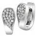 Silberdream SilberDream Creole Glamour Zirkonia weiß 925 Sterling Silber Damen SDO4327W
