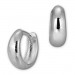 Silberdream SilberDream Creole Glanz oval 925 Sterling Silber Ohrring SDO390S