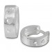 Silberdream SilberDream Creole Herz 925 Sterling Silber Damen Ohrring SDO373S