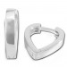 Silberdream SilberDream Creole Herz glanz 925 Sterling Silber Damen Ohrring SDO374S