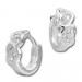 Silberdream SilberDream Creole Herzen Zirkonia weiß 925 Sterling Silber Ohrring SDO4263W