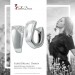 Silberdream SilberDream Creole Klassik Zirkonia Weiß 925 Sterling Silber Damen SDO4354W