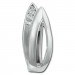 Silberdream SilberDream Creole Leaves Zirkonia Weiß 925 Sterling Silber Damen SDO4406W