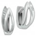 Silberdream SilberDream Creole Leaves Zirkonia weiß 925 Sterling Silber Damen SDO4406W