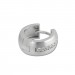 Silberdream SilberDream Creole Matt Zirkonia Weiß 925 Sterling Silber Ohrring SDO349M