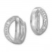 Silberdream SilberDream Creole mit 10 weißen Zirkonia 925er Silber Damen SDO420W