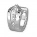 Silberdream SilberDream Creole Mit 12 Weißen Zirkonia 925er Silber Damen SDO386W