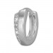 Silberdream SilberDream Creole Mit 8 Weißen Zirkonia 925er Silber Damen SDO397W