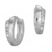 Silberdream SilberDream Creole mit 8 weißen Zirkonia 925er Silber Damen SDO397W