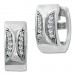 Silberdream SilberDream Creole Moons Zirkonia weiß 925 Sterling Silber Damen SDO4366W