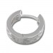 Silberdream SilberDream Creole Muster Dots 925 Sterling Silber Ohrring SDO3375