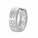 Silberdream SilberDream Creole Muster Sterne 925 Sterling Silber Ohrring SDO4279M