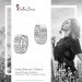 Silberdream SilberDream Creole Muster Sterne 925 Sterling Silber Ohrring SDO4279M