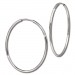 Silberdream SilberDream Creole Oval 40mm Ohrring 925 Sterling Silber SDO092