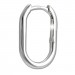 Silberdream SilberDream Creole Oval 925 Sterling Silber Damen Ohrringe SDO4454J