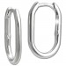 Silberdream SilberDream Creole Oval 925 Sterling Silber Damen Ohrringe SDO4454J
