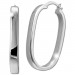 Silberdream SilberDream Creole Oval Big 925 Sterling Silber Damen Ohrringe SDO4463J