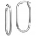 Silberdream SilberDream Creole Oval Small 925 Sterling Silber Damen Ohrringe SDO4464J