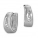 Silberdream SilberDream Creole oval Zirkonia weiß 925er Silber Damen SDO399W