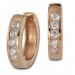 Silberdream SilberDream Creole rose Zirkonia weiß Ohrring 925 Silber Schmuck SDO0045WE