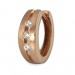 Silberdream SilberDream Creole Rose Zirkonias Weiß Ohrring 925 Silber Schmuck SDO0025WE