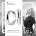 Silberdream SilberDream Creole Round Glanz 1,8cm 925 Sterling Silber Damen Ohrringe SDO4431J