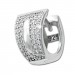 Silberdream SilberDream Creole Shine Zirkonia Weiß 925 Sterling Silber Damen SDO4364W