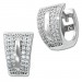 Silberdream SilberDream Creole Shine Zirkonia weiß 925 Sterling Silber Damen SDO4364W