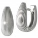 Silberdream SilberDream Creole Stripe 925 Sterling Silber Damen Ohrringe SDO4456J