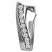 Silberdream SilberDream Creole Swing Zirkonia Weiß 925 Sterling Silber Damen SDO4358W