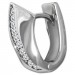 Silberdream SilberDream Creole Swing Zirkonia Weiß 925 Sterling Silber Damen SDO4358W