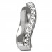 Silberdream SilberDream Creole -Swing- Zirkonia Weiß 925er Silber Damen SDO4400W