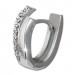 Silberdream SilberDream Creole -Swing- Zirkonia Weiß 925er Silber Damen SDO4400W