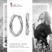 Silberdream SilberDream Creole Twirl 2,2cm 925 Sterling Silber Damen Ohrringe SDO4434J