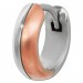 Silberdream SilberDream Creole Two Tone Rose Silber 1,3cm 925 Sterling Silber Damen SDO4418E